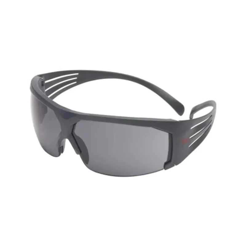 3M SecureFit 600 Semi-Rimless Safety Glasses with Durable Grey Polycarbonate Lens, Anti-Scratch and Anti-Fog SF602SGAF-EU