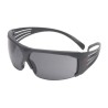 3M SecureFit 600 Semi-Rimless Safety Glasses with Durable Grey Polycarbonate Lens, Anti-Scratch and Anti-Fog SF602SGAF-EU