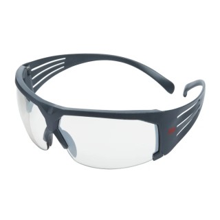 3M SecureFit 600 Semi-Rimless Safety Glasses with Clear Polycarbonate Lens, Anti-Fog Coating, Anti-Scratch SF610AS-EU
