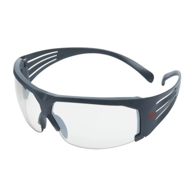 3M SecureFit 600 Semi-Rimless Safety Glasses with Clear Polycarbonate Lens, Anti-Fog Coating, Anti-Scratch SF610AS-EU
