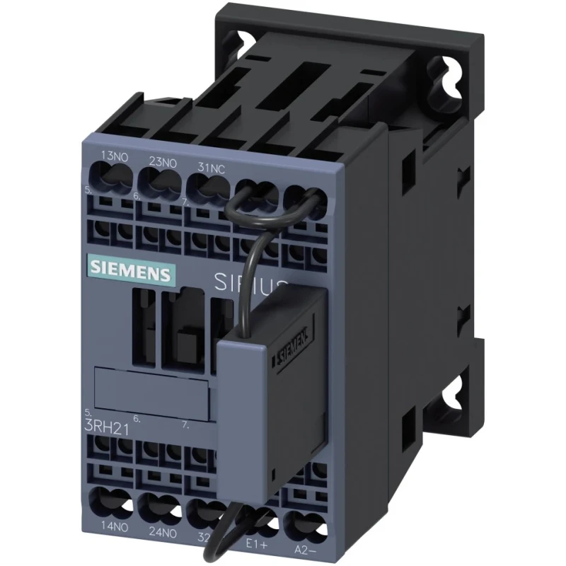 Siemens Contactor Relay 10 A 110V DC, 2 NO/1 NC, 600 V DC, 690 V AC 3RH2122-2KF40-0LA0
