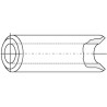 Fischer Elektronik Round Brass Spacer Nickel Finish 4mm Length 3.2mm Inside Diameter 6mm Outside Diameter 136-3728