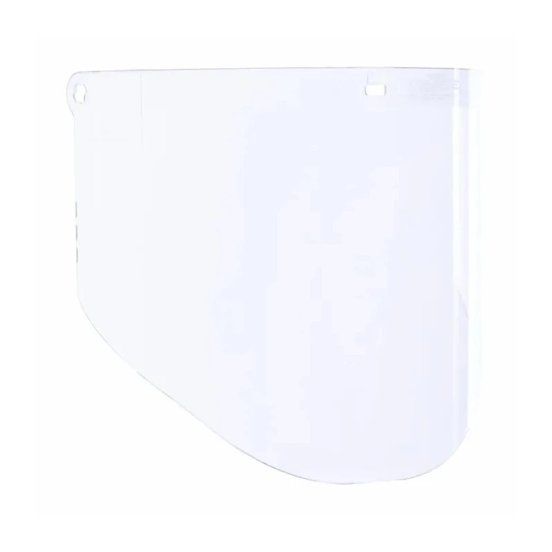 3M Clear Polycarbonate Visor with Face Guard, Resistant to Flying Particles and Liquid Resistant, Model 82701-00000CP
