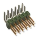 TE Connectivity AMPMODU MOD II Series Right Angle Through Hole Pin Header, 20 Contacts, 2.54 mm Pitch, 2 Row 1-826634-0