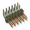 TE Connectivity AMPMODU MOD II Series Right Angle Through Hole Pin Header 20 Contact 2.54 mm Pitch 2 Row 1-826634-0