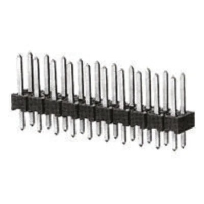 TE Connectivity AMPMODU MOD II Series Straight Through Hole Pin Header 32 Contacts 2.54 mm Pitch 2 Row Unshrouded 1-826656-6