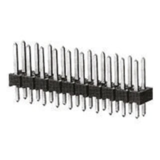 TE Connectivity AMPMODU MOD II Series Straight Through Hole Pin Header, 40 Contacts, 2.54 mm Pitch, 2 Rows 2-826942-0