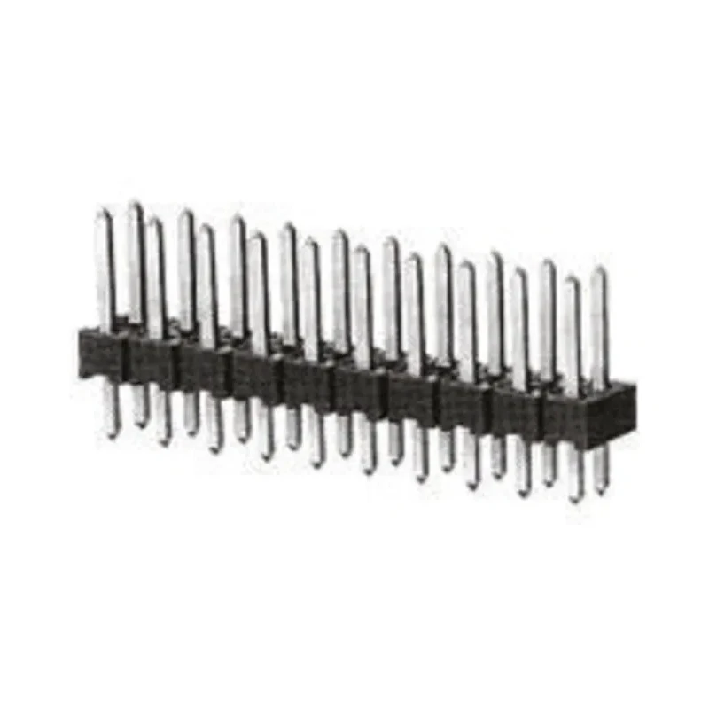 TE Connectivity AMPMODU MOD II Series Straight Through Hole Pin Header, 40 Contacts, 2.54 mm Pitch, 2 Rows 2-826942-0