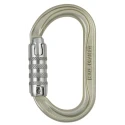 Petzl High Strength Steel Carabiner Oval Shape TRIACT-LOCK M72A TL