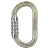 Petzl High Strength Steel Carabiner Oval Shape TRIACT-LOCK M72A TL