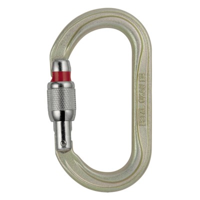 Petzl High Strength Steel Carabiner Screw-Lock 22 mm Gate Opening M72A SL