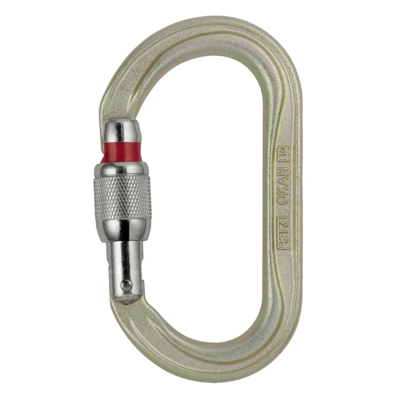 Petzl High Strength Steel Carabiner Screw-Lock 22 mm Gate Opening M72A SL