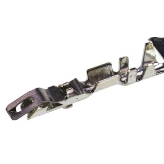 TE Connectivity AMPMODU Series Female Crimp Terminal Crimp, 20 AWG Max, Tin Plating, Phosphor Bronze Contact 5-867052-1