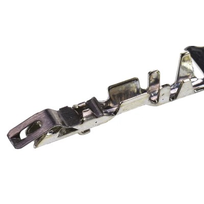 TE Connectivity AMPMODU Series Female Crimp Terminal Crimp, 20 AWG Max, Tin Plating, Phosphor Bronze Contact 5-867052-1