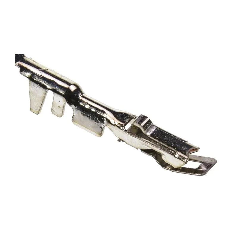 TE Connectivity AMPMODU Series Female Crimp Terminal Crimp, 20 AWG Max, Tin Plating, Phosphor Bronze Contact 5-867052-1