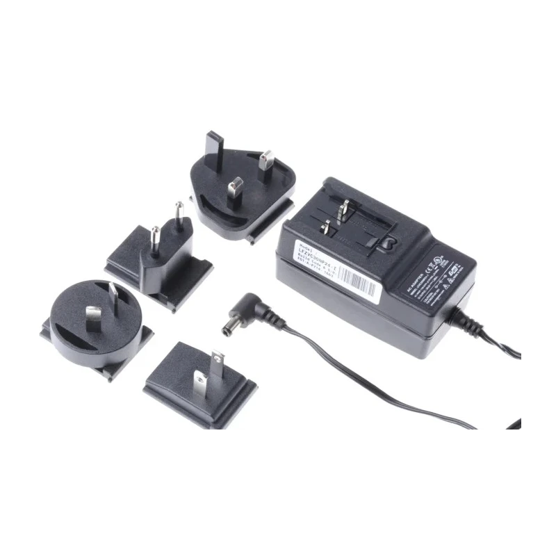 EOS 30 W 24V DC 2.1 x 5.5 x 9.5 mm Centre Positive Right Angle Jack AC/DC Adapter LFZVC30NP24-I