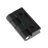 RS Pro Black Polyester Powder Coated Zinc Alloy Butt Hinge Fixed Pin Screw Fixing 60mm x 60mm x 15mm 136-3617