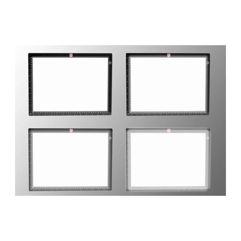 RS PRO A3 Size UK, EU Light Box White 8 mm Height, 360 mm Depth, 480 mm Width 136-3721