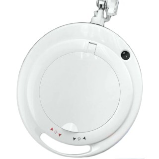 RS PRO LED Magnifying Lamp with Table Lamp, 3dpt, 125 mm Lens Diameter, 9W LED Light, Maximum Reach 1.25m 136-3722