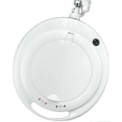 RS PRO LED Magnifying Lamp with Table Lamp, 3dpt, 125 mm Lens Diameter, 9W LED Light, Maximum Reach 1.25m 136-3722