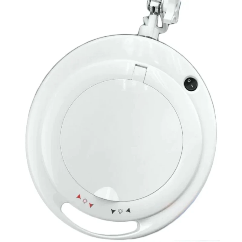 RS PRO LED Magnifying Lamp with Table Lamp, 3dpt, 125 mm Lens Diameter, 9W LED Light, Maximum Reach 1.25m 136-3722