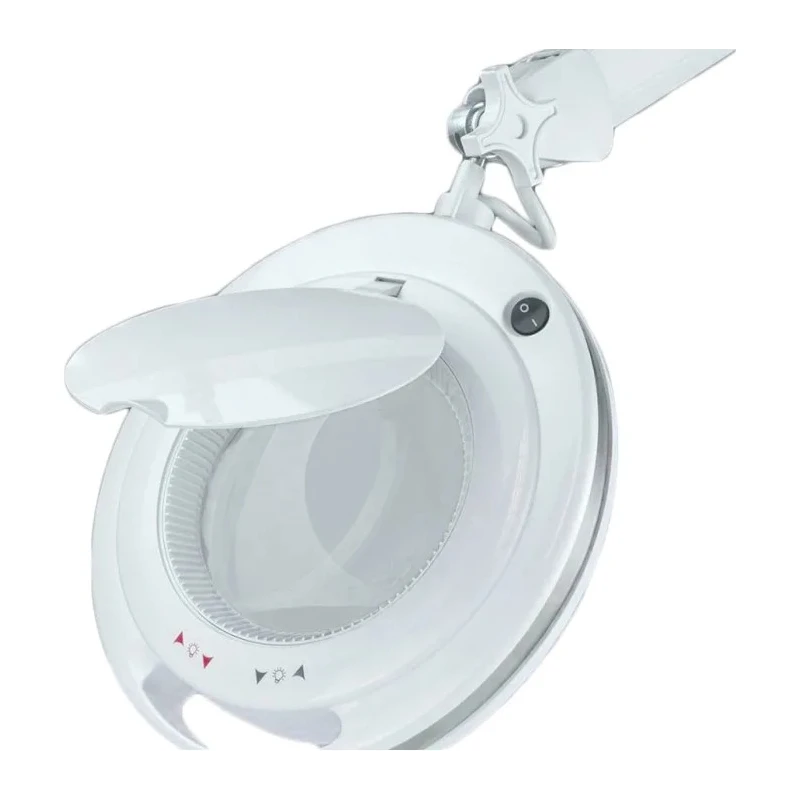 RS PRO LED Magnifying Lamp with Table Lamp, 3dpt, 125 mm Lens Diameter, 9W LED Light, Maximum Reach 1.25m 136-3722