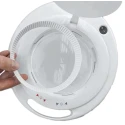 RS PRO LED Magnifying Lamp with Table Lamp, 3dpt, 125 mm Lens Diameter, 9W LED Light, Maximum Reach 1.25m 136-3722