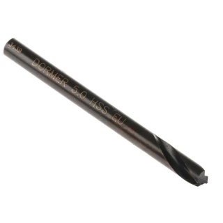 Dormer High Speed Steel-E Drill Bit 5mm Shank, 62mm Overall Length, 90° Point Angle A1235.0
