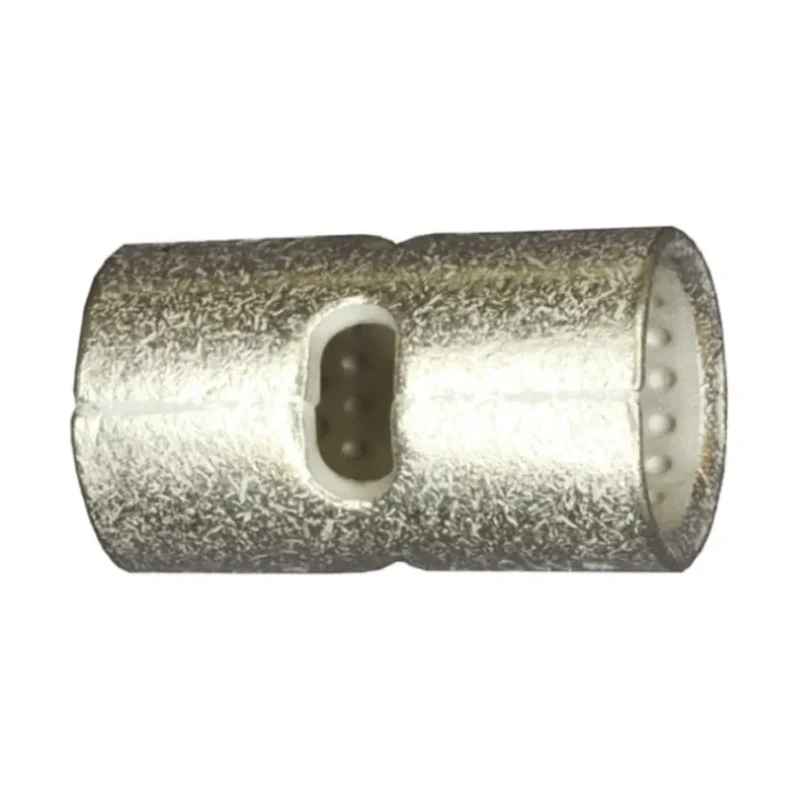 TE Connectivity Solistrand Butt Wire Splice Connector Grey Uninsulated Tin Copper 0 AWG 37.59mm 36959