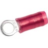 TE Connectivity PLASTI-GRIP Insulated Ring Terminal Red M4 Stud Size 22 AWG to 16 AWG 20.55mm Length 32948