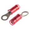 TE Connectivity PIDG Insulated Ring Terminal M3.5 Stud Size 22 AWG to 16 AWG Nylon Red 51863
