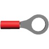 TE Connectivity PIDG Insulated Ring Terminal M10 Stud Size Red 22 AWG to 16 AWG 105°C Nylon Sleeve 320573