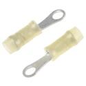 TE Connectivity PIDG Insulated Ring Terminal M2 Stud Size Yellow Nylon Insulation 26 AWG 22 AWG 329951