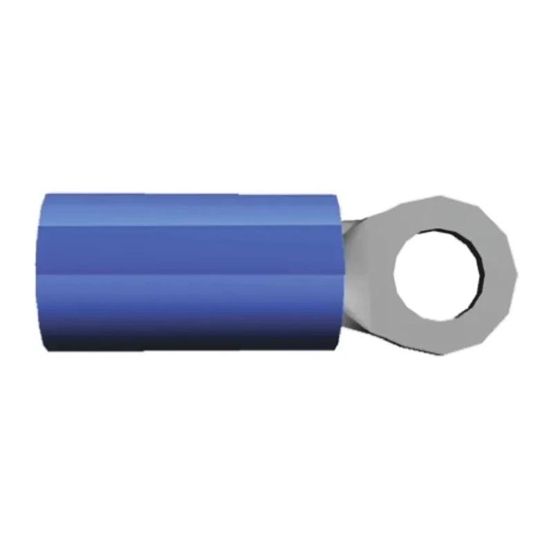 TE Connectivity PIDG Insulated Ring Terminal M3.5 Stud Size 16 AWG 14 AWG Wire Size Blue 2-320561-3