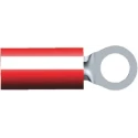 TE Connectivity PIDG Insulated Ring Terminal M3.5 Stud Size 26 AWG to 16 AWG Wire Size, Nylon Insulation, Red White 2-36149-5