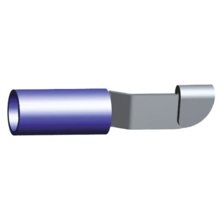 TE Connectivity Insulated Blue PIDG Knife Disconnect Wire Splice Connector 14 AWG, Copper Tin Contact 32448