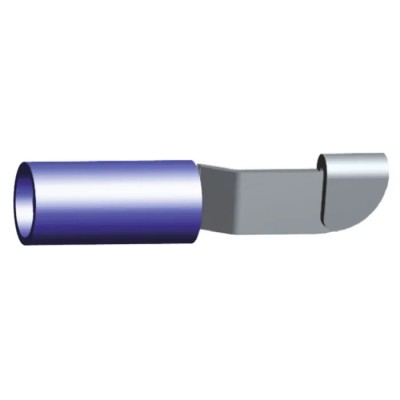 TE Connectivity Insulated Blue PIDG Knife Disconnect Wire Splice Connector 14 AWG, Copper Tin Contact 32448