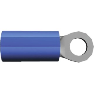 TE Connectivity PIDG Insulated Ring Terminal M3.5 Stud Size 16 AWG 14 AWG Wire Size Blue 2-320561-3