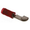 TE Connectivity PIDG Knife Disconnect Splice Connector Red Insulated Nylon 16 AWG Copper Tin Contact 320555
