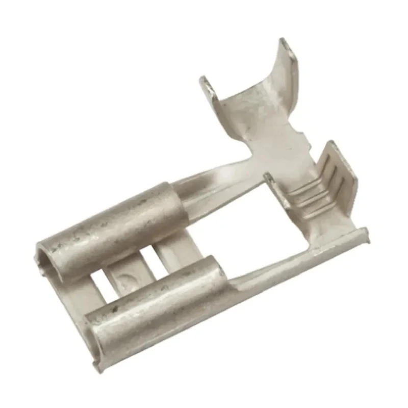 TE Connectivity FASTON .250 Black Uninsulated Female Spade Connector, Crimp, 5.14 mm² Tab Size 20 AWG to 15 AWG 280050-2
