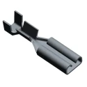 TE Connectivity FASTON .110 Black Uninsulated Female Spade Connector Crimp 2.8 x 0.8 mm Tab Size 22 AWG to 20 AWG 5-160303-2