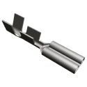 TE Connectivity FASTON .110 Silver Uninsulated Female Spade Connector Crimp 2.79 x 0.51 mm Tab Size 22 AWG to 18 AWG 140717-2