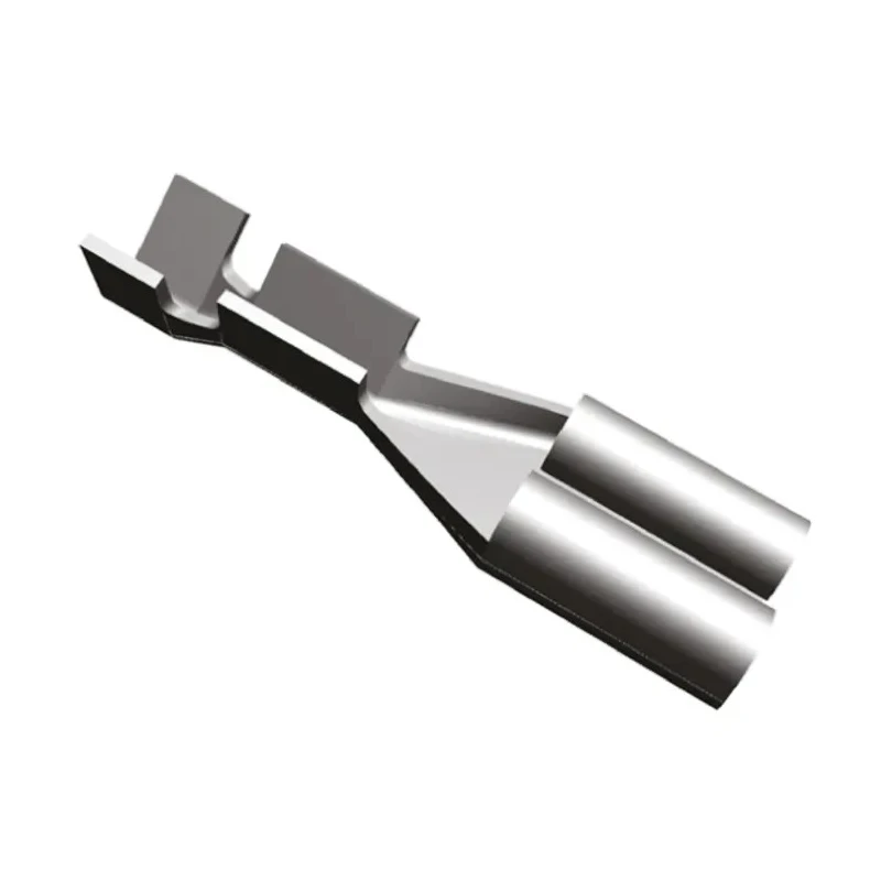 TE Connectivity FASTON .110 Black Uninsulated Female Spade Connector, Crimp, 2.79 x 0.51 mm Tab Size 26 AWG to 22 160666-5