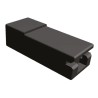 TE Connectivity AMP FASTON 1 Way Nylon Crimp Terminal Housing 6.35 mm Tab Size Black 926539-5