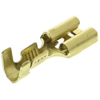 RS PRO FASTIN-FASTON 250 Uninsulated Female Spade Connector Crimp 6.35 x 0.81 mm Tab Size 18 AWG 42281-1