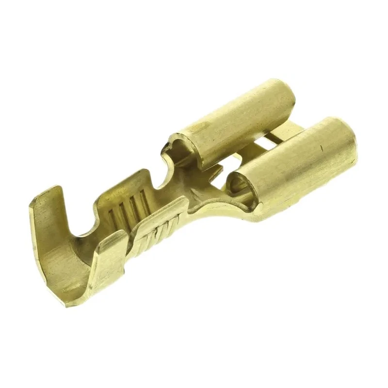 RS PRO FASTIN-FASTON 250 Uninsulated Female Spade Connector Crimp 6.35 x 0.81 mm Tab Size 18 AWG 42281-1