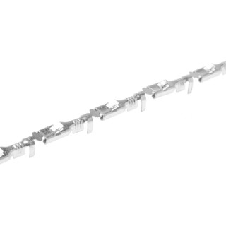 TE Connectivity FASTIN-FASTON .110 Black Uninsulated Female Spade Connector, Crimp, 2.79 x 0.79 mm Tab Size 160655-2
