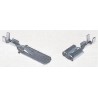 TE Connectivity FASTIN-FASTON .110 Black Uninsulated Female Spade Connector Crimp 2.79 x 0.79 mm Tab Size 20 AWG to 160864-2