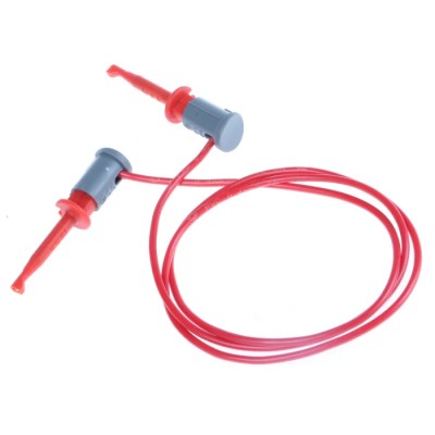 Decelect Red Clip Connector Test Lead 600 mm Lead Length SPE191928-RG