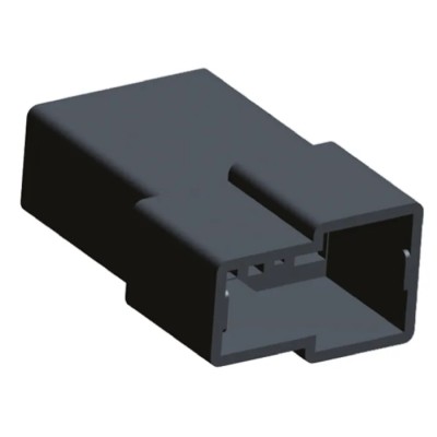 TE Connectivity AMP FASTIN-FASTON 2 Way Crimp Terminal Housing Polyamide 66 Natural 6.35 mm Tab Size 180908-5